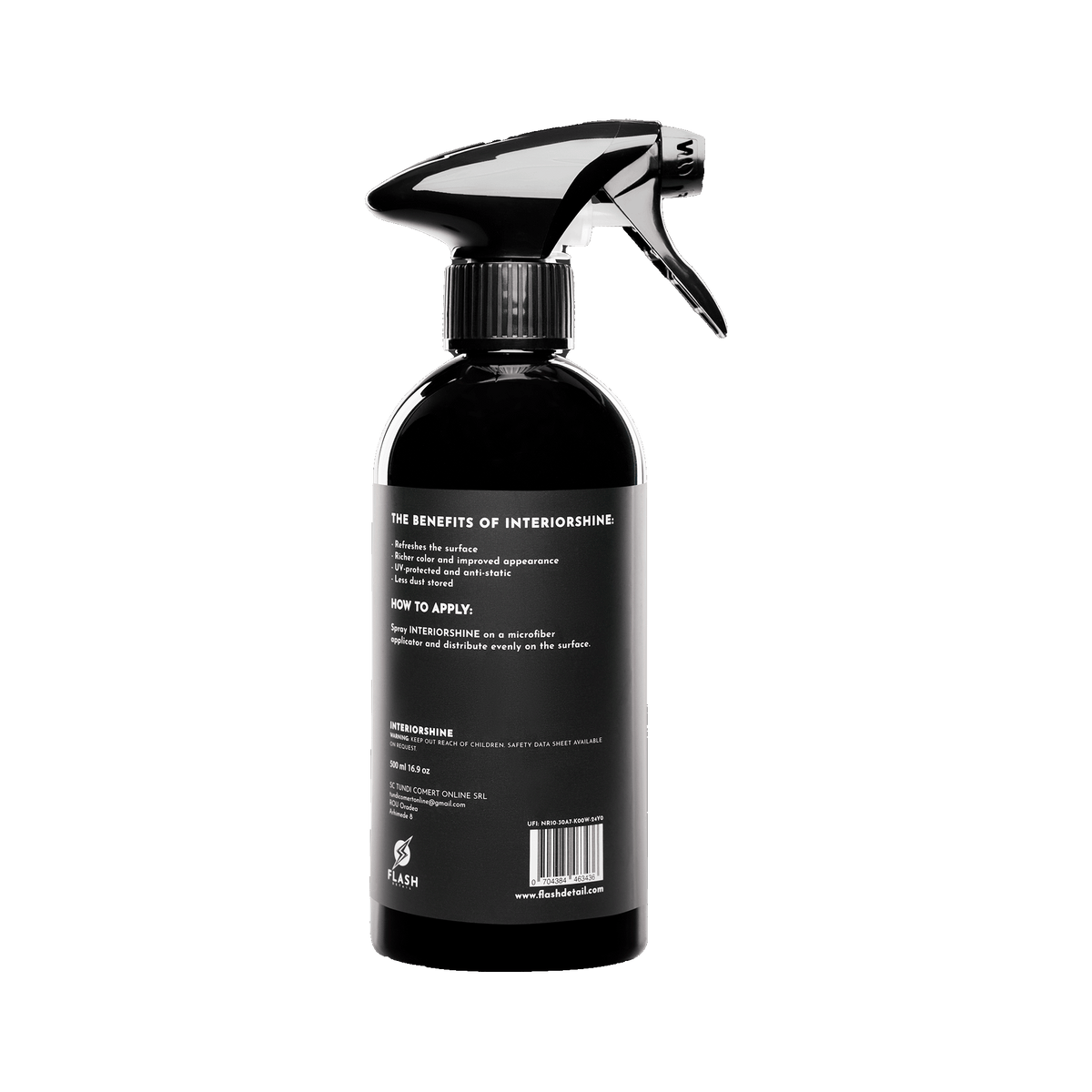 InteriorShine 500 ml műszerfal ápoló, termékfotó
