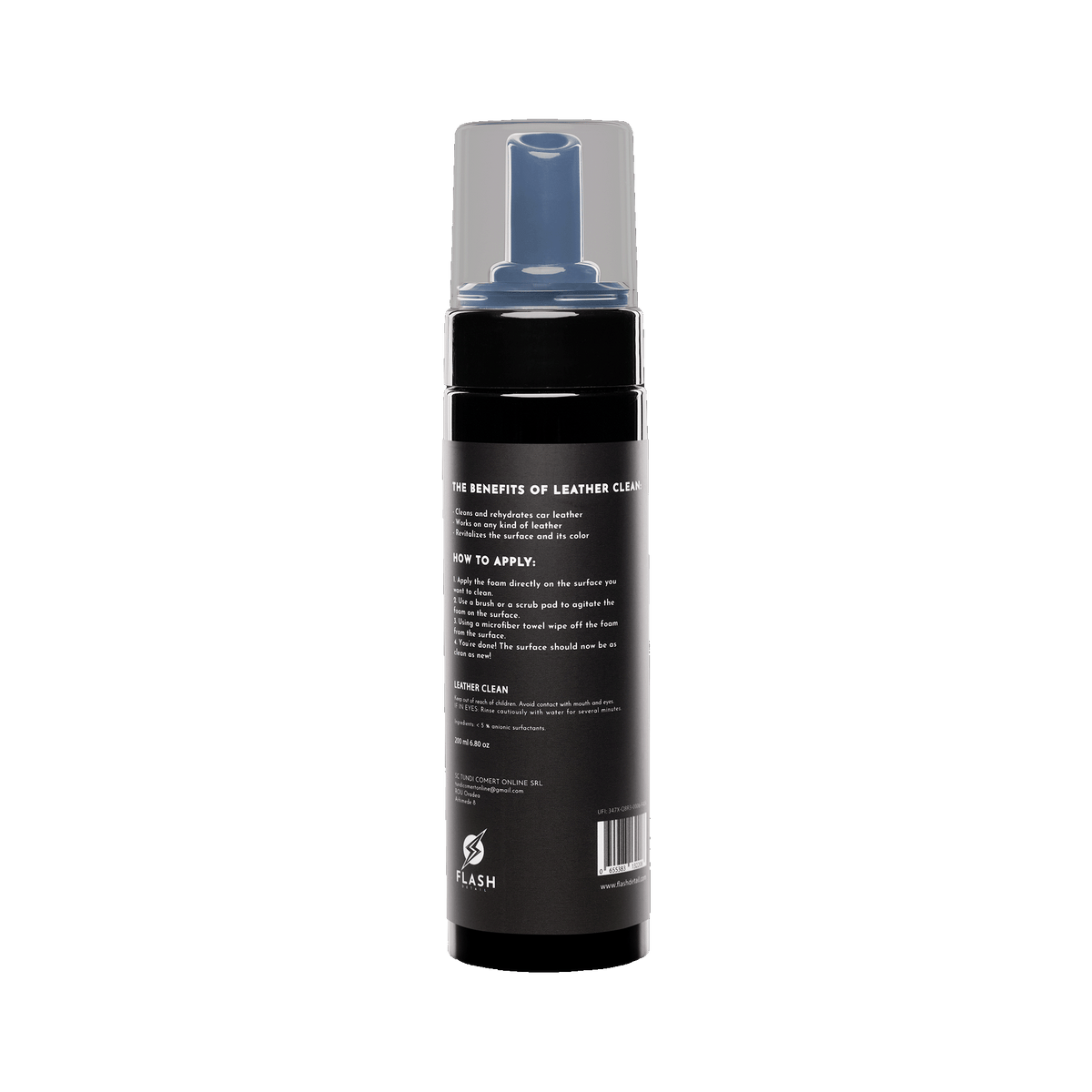 Leather Clean 200 ml bőrtisztító hab, termékfotó