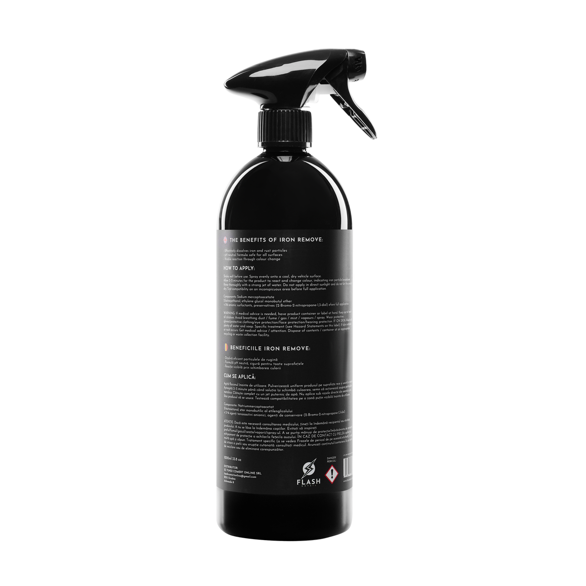 Iron Remove 1000 ml vasoldó spray, termékfotó