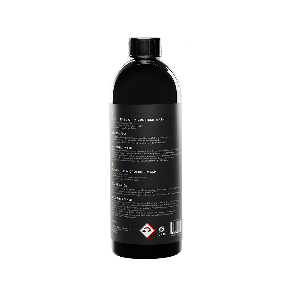 MICROFIBER WASH – MIKROSZÁLAS MOSÓSZER 1000ML